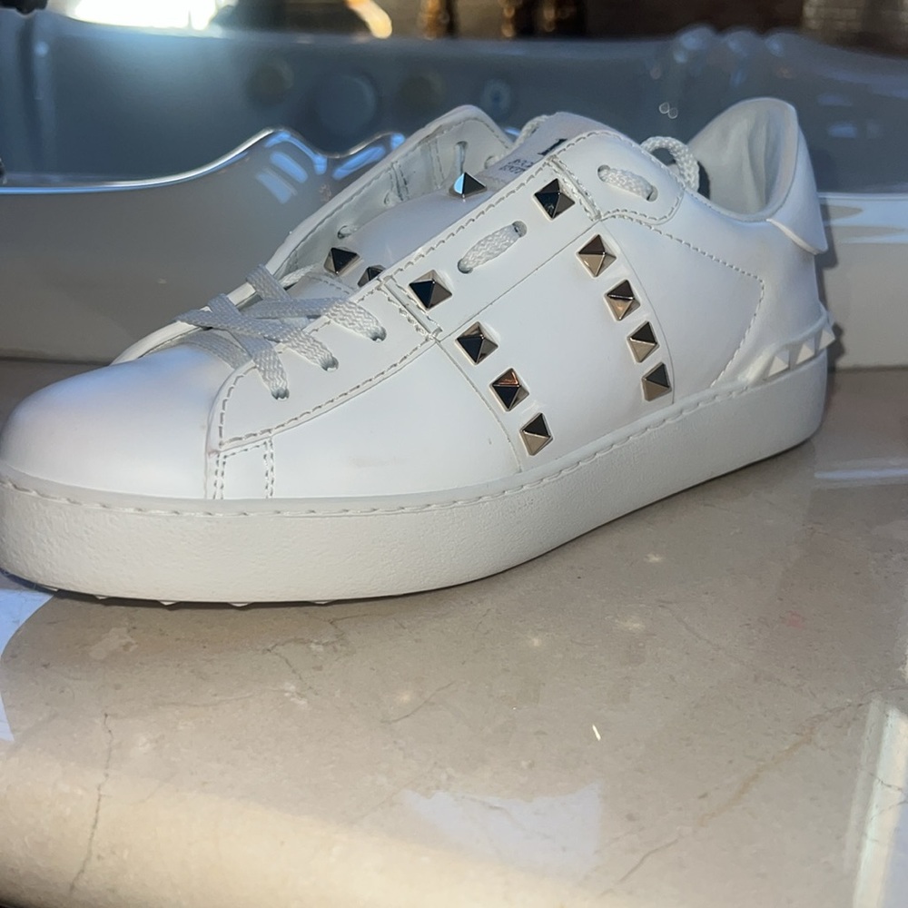 Valentino White Casual Sneakers